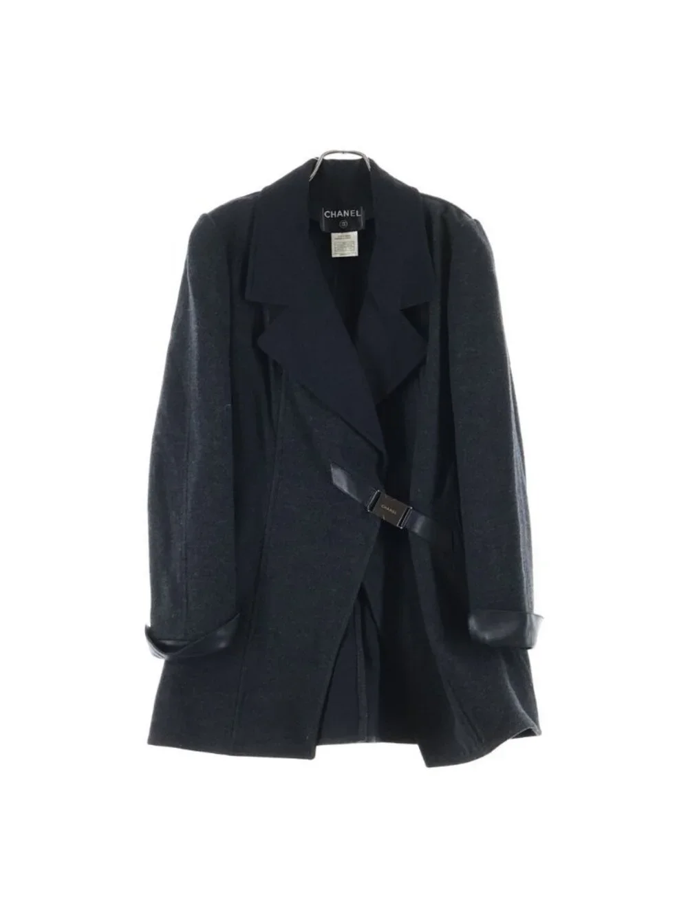Chanel Vintage Wool Wrap Coat
